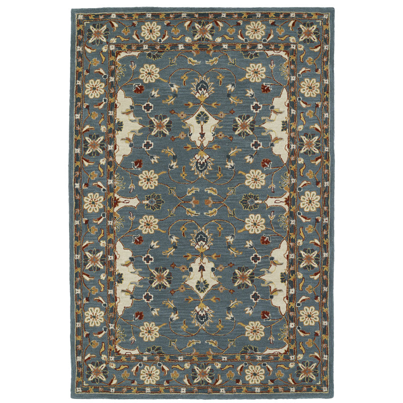 Bloomsbury Market Curtiss Handmade Teal Area Rug Wayfair